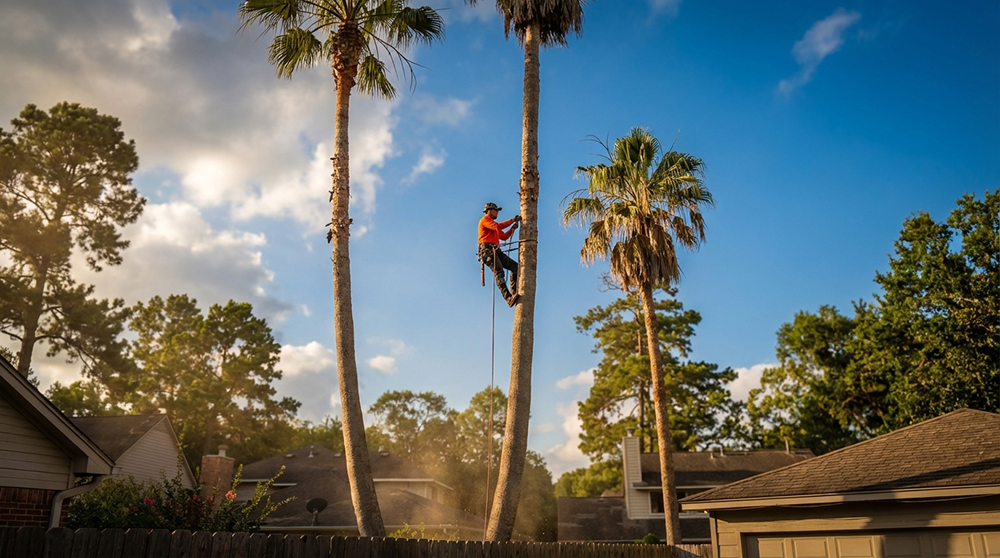 Professional palm tree removal service