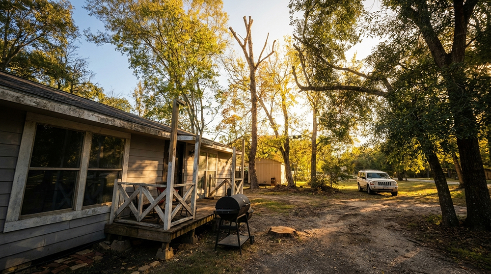 Residential tree removal and stump grinding service
